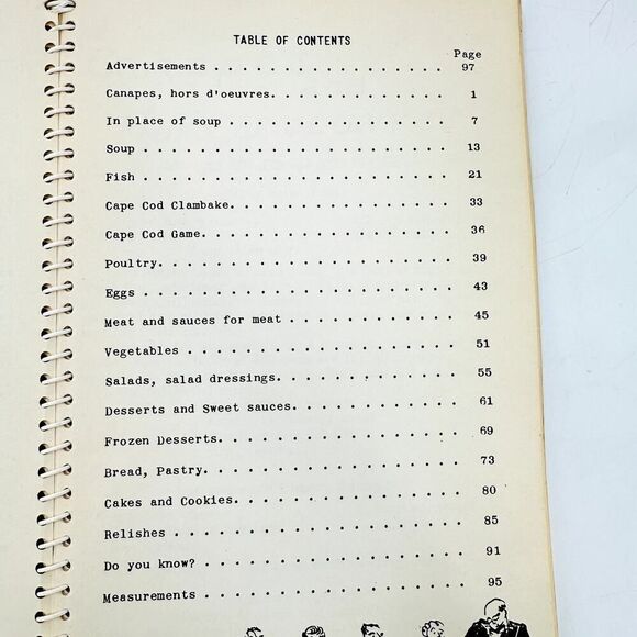 1949 Cape Cod Kitchen Secrets Community Cookbook Yarmouth Massachusetts Hospital - Picture 5 of 11